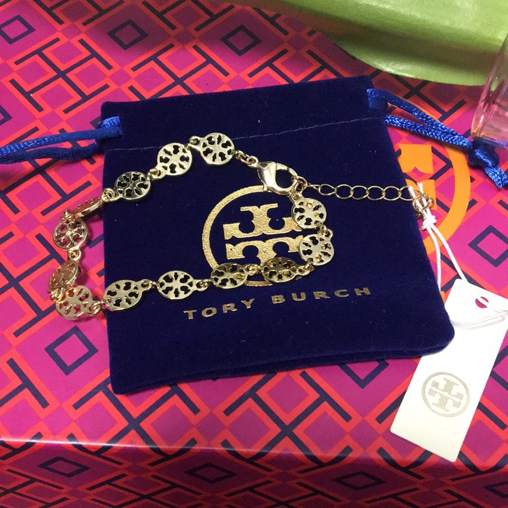 ❤️NWT TORY BURCH SINGLE STRAND BRACELET ❤️ - Picture 2 of 5
